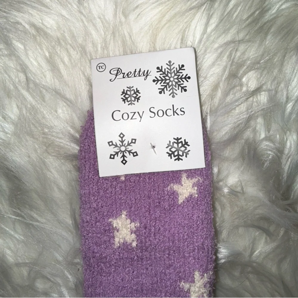 ✨✨5/$10✨✨ Kids Cozy Socks - Purple and Gray New